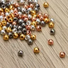 Вольфрамовые бусины с прорезью, 25 шт., 2,3 мм2,8 мм3,3 мм3,8 мм, материал для завязывания Нимфа, красивый дизайн, вольфрамовый сплав для рыбалки