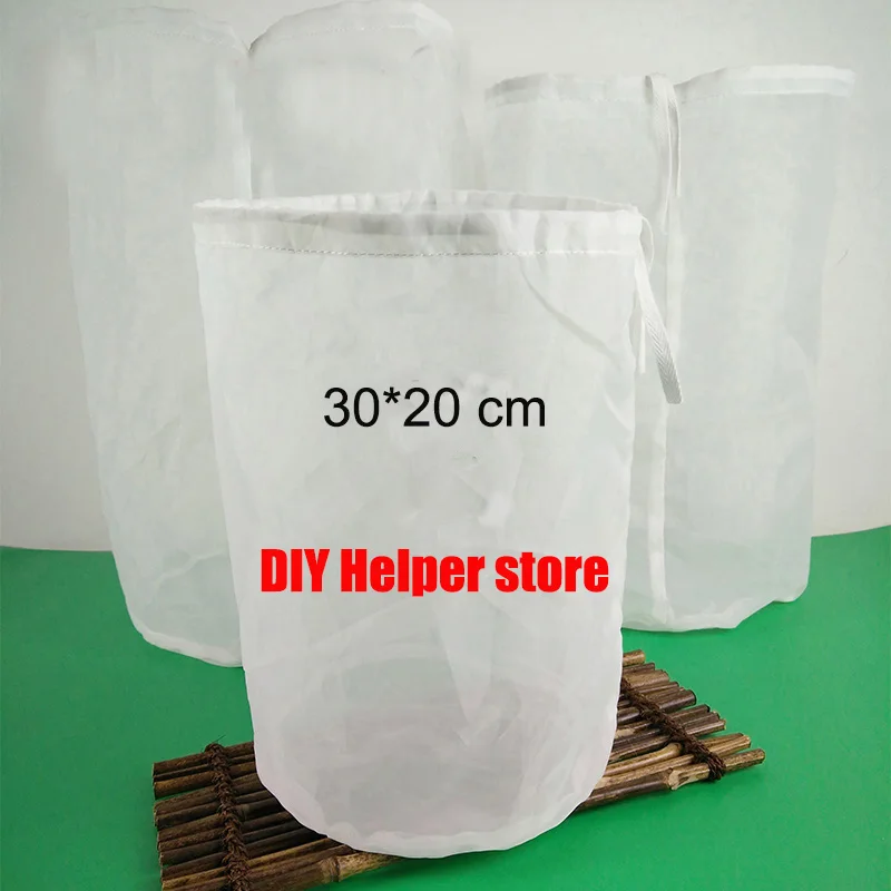 Нейлоновый мешок фильтр для домашнего пивоварения 30 х20 см 120 м|homebrew bucket|homebrew filter