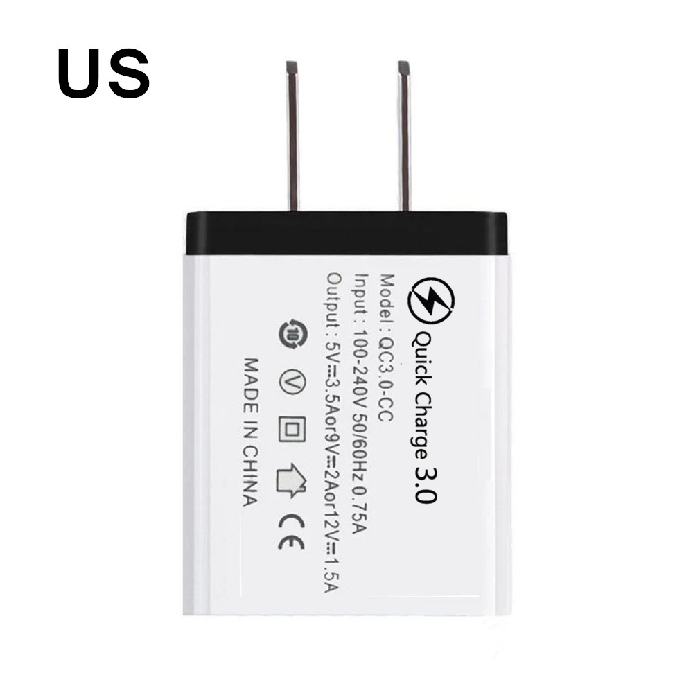 Quick Charge 3.0 USB Charger 5V 3.5A Fast Travel Wall Mobile Phone Charger Wall Adapter For iphone12 Samsung Xiaomi Huawei usb c 5v 3a