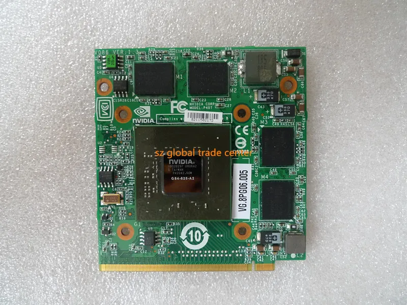 Vga карта для ноутбука 9500MGS 9500GT GS 512 Мб MXM II G84 625 A2 видеокарта Acer Aspire 6920 8920 4720 7520