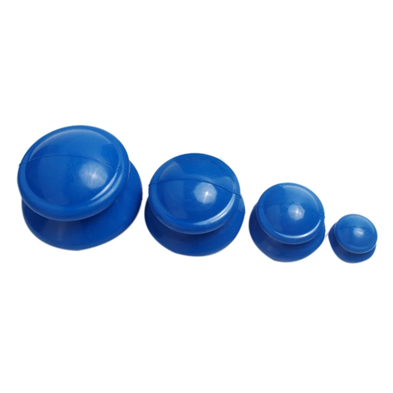 4 шт. набор для лечения натурального каучука маленькие медицинские банки терапии