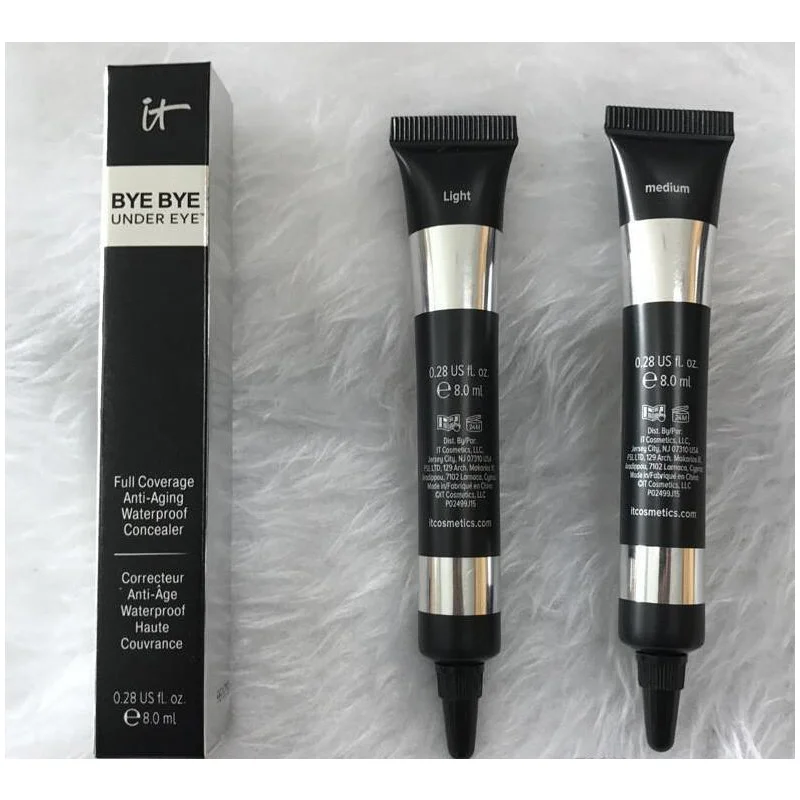 Drop ship It Cosmetics IT BYE UNDER EYE full coverage anti-aging waterproof concealer 8ml Light &amp Medium Shades CONCEALER | Дом и сад