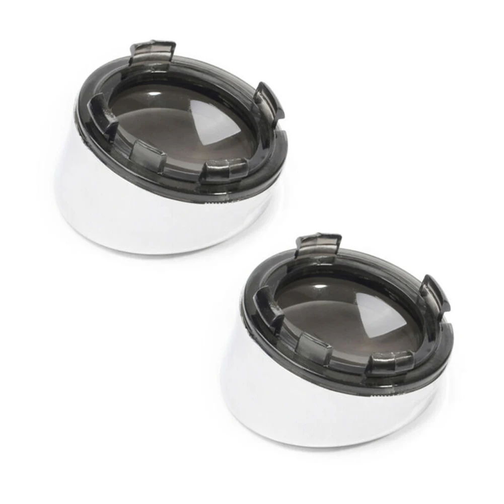 1Pair Turn Signal Light Smoke Lens Cover Bezels Visor Cap For Harley Softail | Автомобили и мотоциклы