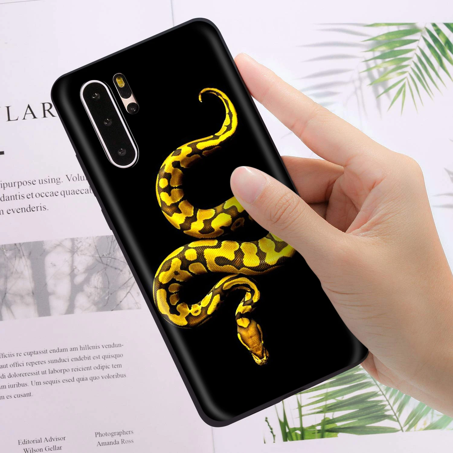 Силиконовый чехол YIMAOC с змеями и цветами для Huawei Honor 6a 7a 7c 7x8 9 10 Lite Pro Y6 2018 2017 Prime |