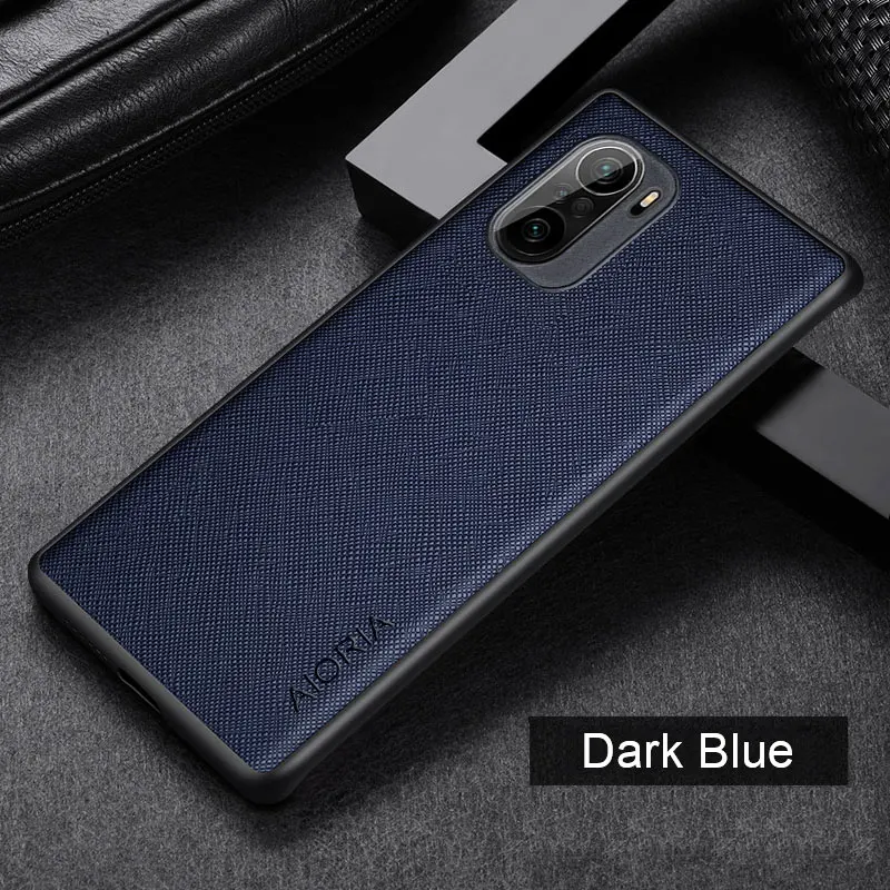Case for Poco F3 Pro C40  5G funda cross pattern Leather cover Luxury coque for xiaomi poco f3 case Flip Cover