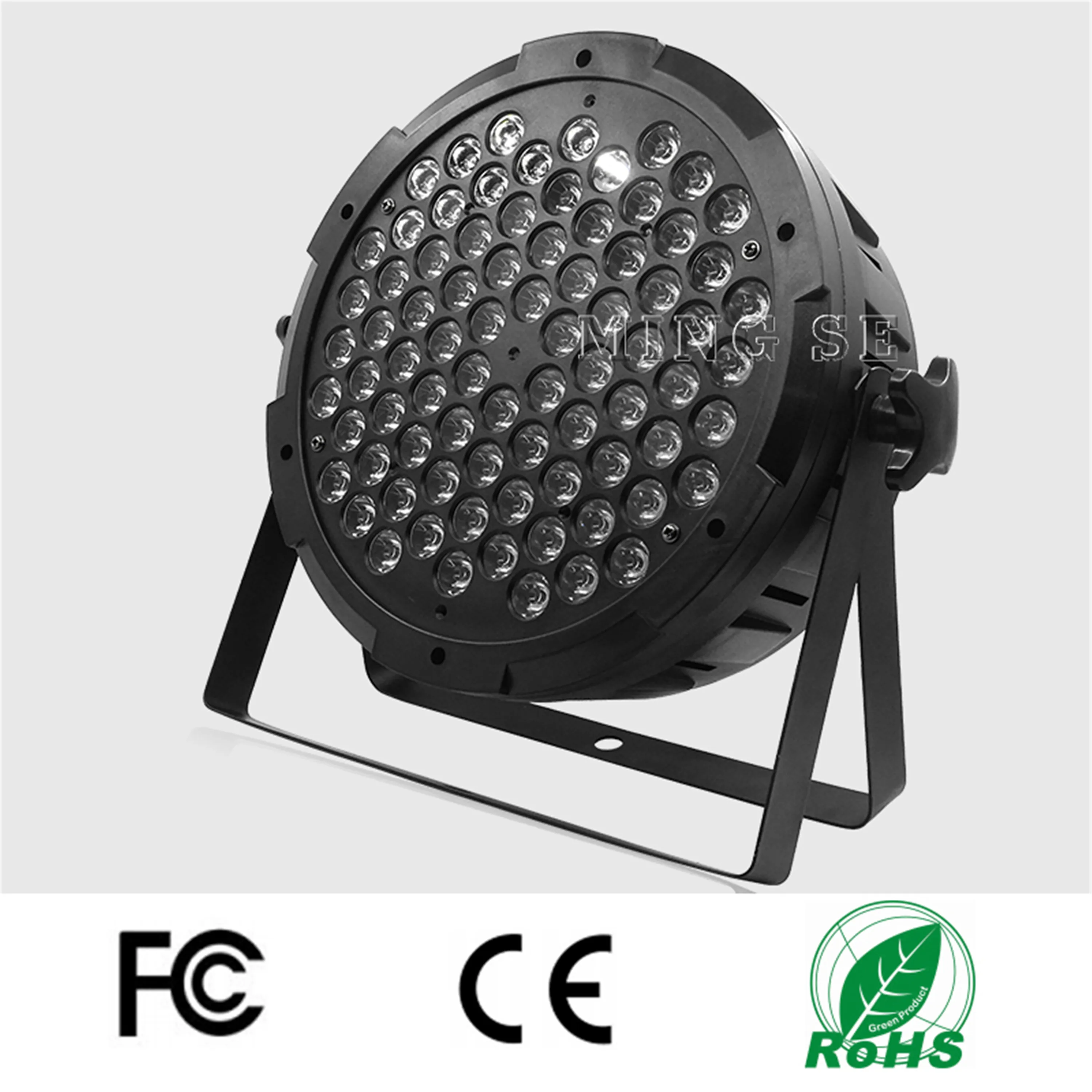 80x3W RGBW Цветные led Par огни плоские par dmx512 Свадебная вечеринка в стиле диско