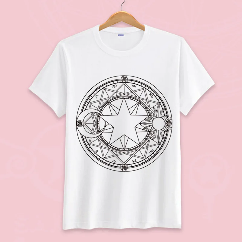 Футболка для косплея японского аниме Волшебная девушка Мачу шоджо кард каптор