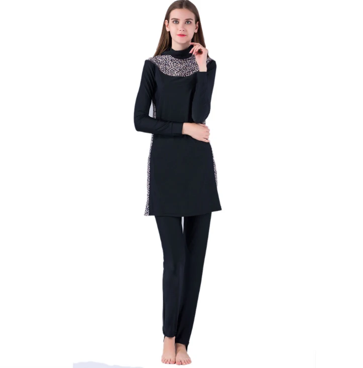 

Muslim Swimwear Islamic Women Modest Hijab Plus Size Burkinis Wear Swimming Bathing Suit Beach Full Coverage Swimsuit