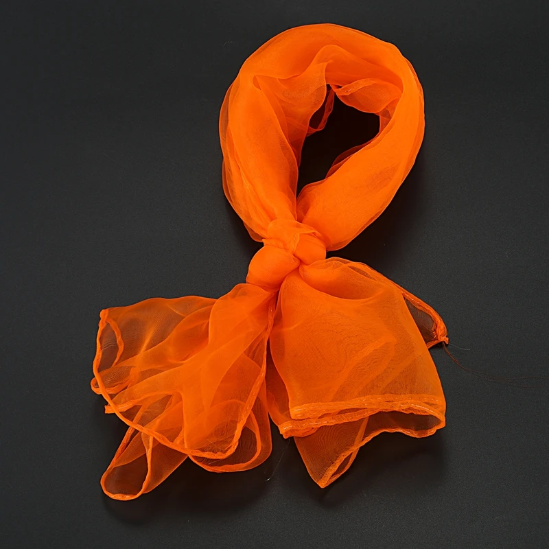 Прекрасный модный простой квадратный шифоновый шейный шарф шарфы 70 см x