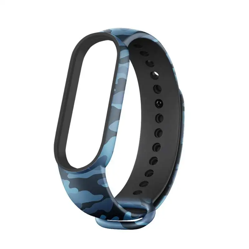 Ремешок силиконовый для Xiaomi Mi Band 6 5 мягкий водонепроницаемый спортивный браслет