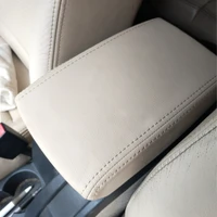 car interior center armrest console box cover microfiber leather sticker trim for skoda octavia 2007 2008 2009 2010 2011 2014