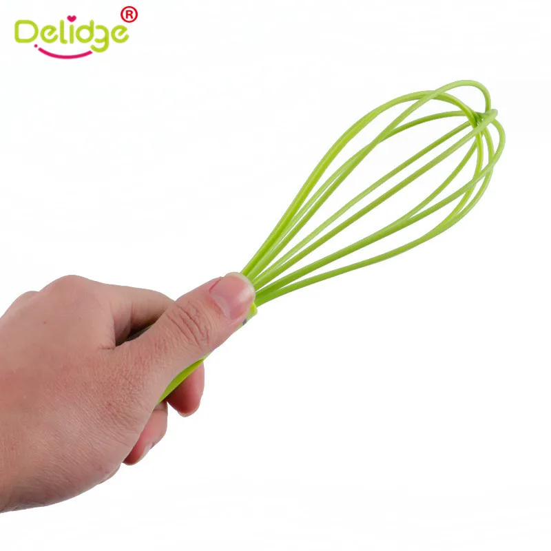 Delidge 1 шт., ручной миксер для яиц, силиконовые венчики для яиц, кухонные инструменты, воздушный шар, венчик, Молочный Крем для смешивания, перемешивание, приготовление пены