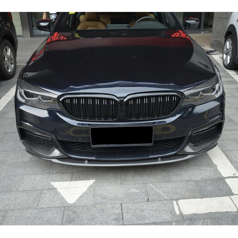 Для BMW 5 series G30 G31 520i 530i 540i M Sport 2017 2018 2019 спойлер переднего бампера из углеродного