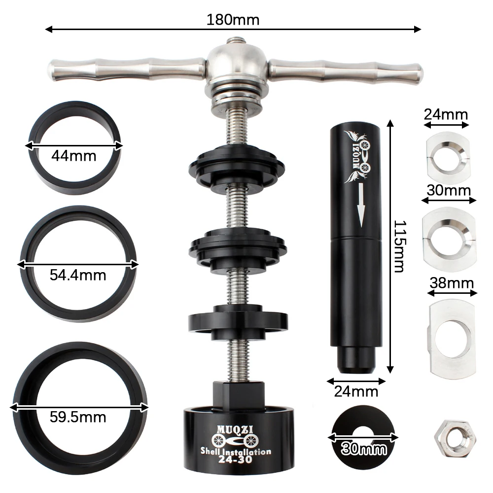 

MUQZI Bicycle Bottom Bracket Install And Removal Tool Axle Disassembly For BB86/30/92/PF30 Mountain Bike Road Fixed Gear