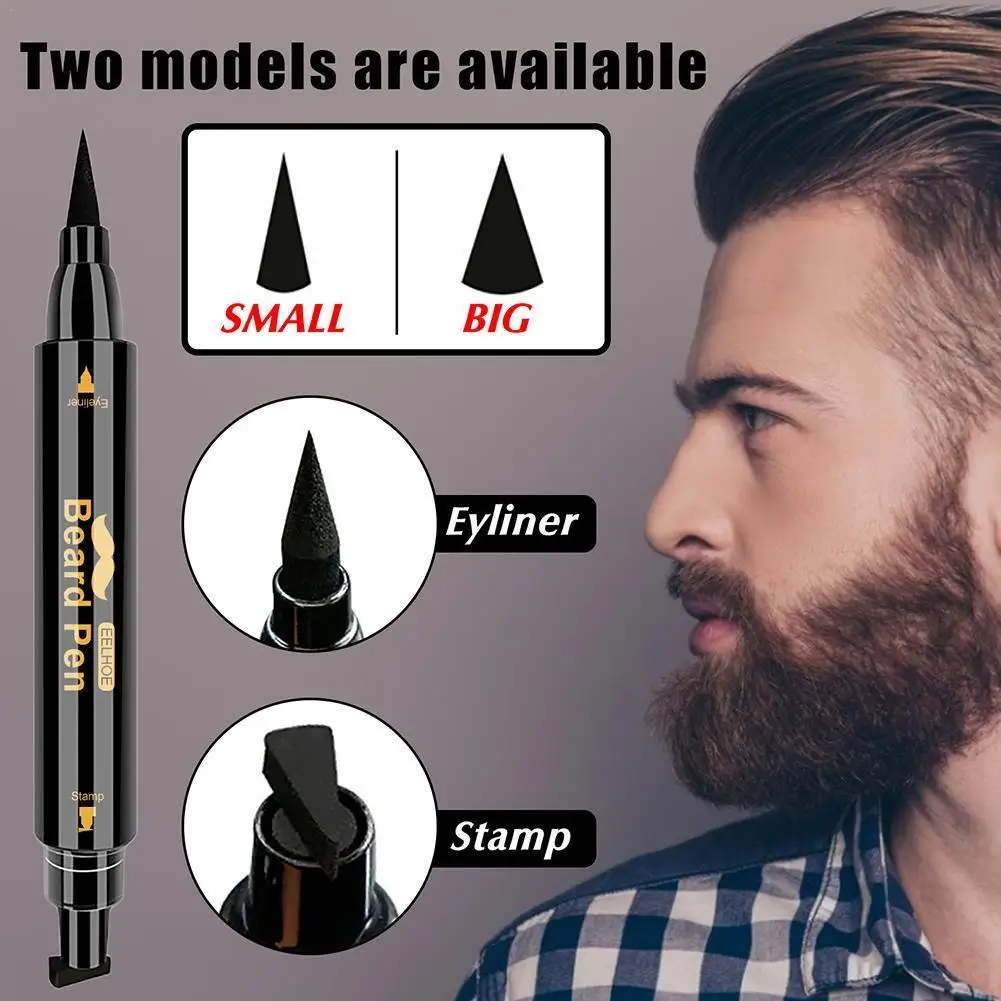 

Карандаш для бороды мужской, камуфляжный наполнитель, стойкий, натуральный, водонепроницаемый, для восстановления бороды, F2U3, 1 комплект