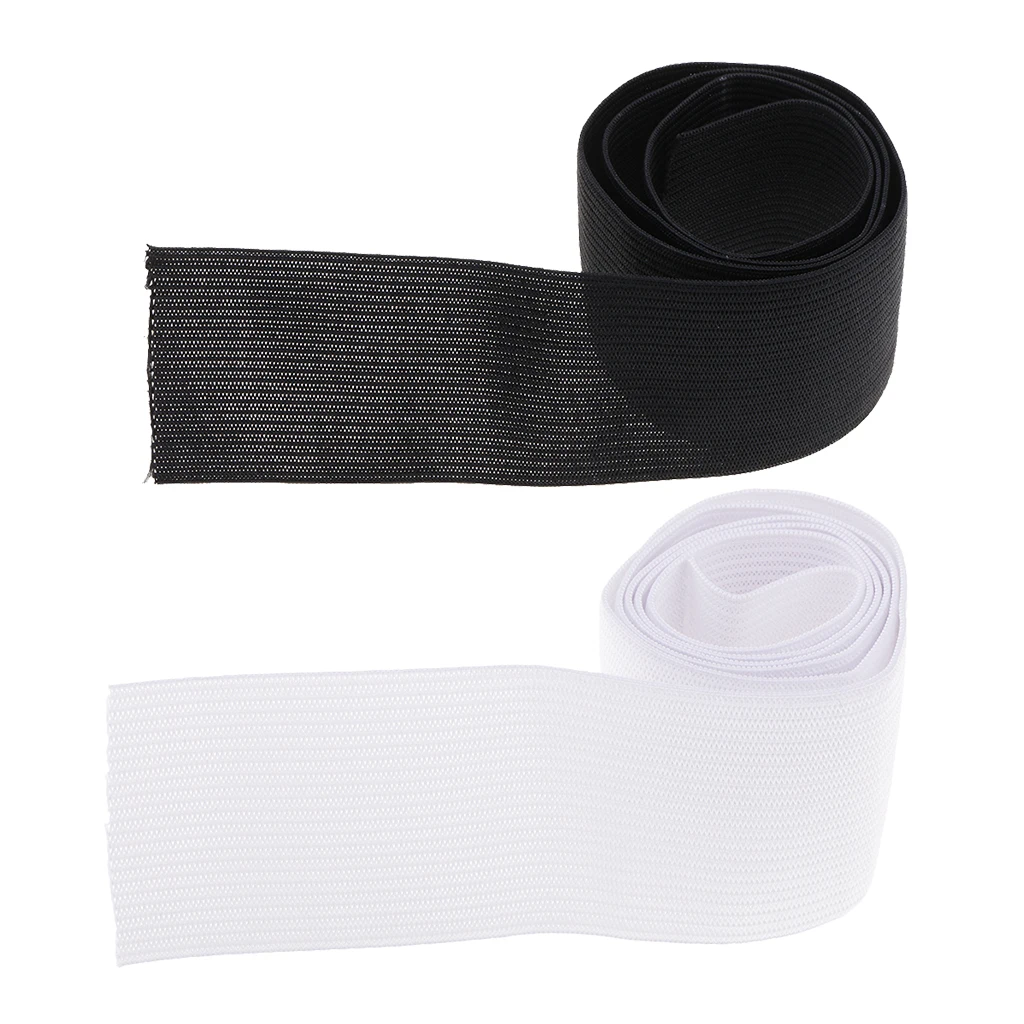 Balck and White Heavy Stretch Knit Elastic Spool for Headband Bra Dress Sewing Trim DIY Crafts | Дом и сад