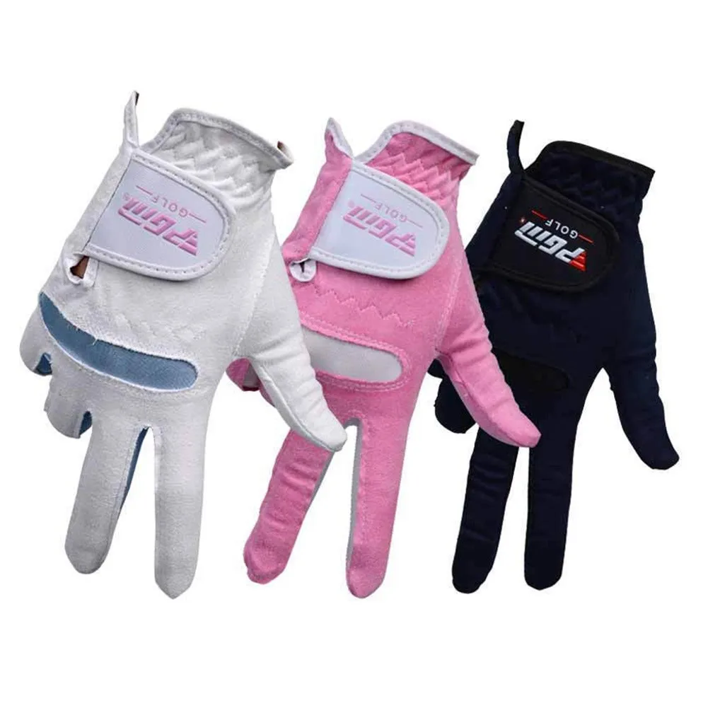 

PGM Brand New Golf Gloves 1 Pair Outdoor Sports Elastic Slip Breathable Microfiber Cloth Women Glove 17/18/19/20/21