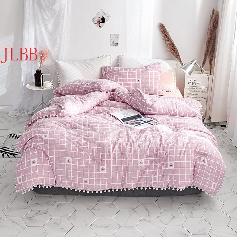 1 шт. зимнее одеяло из промытого хлопка edredon лоскутное стеганое плотное Новое