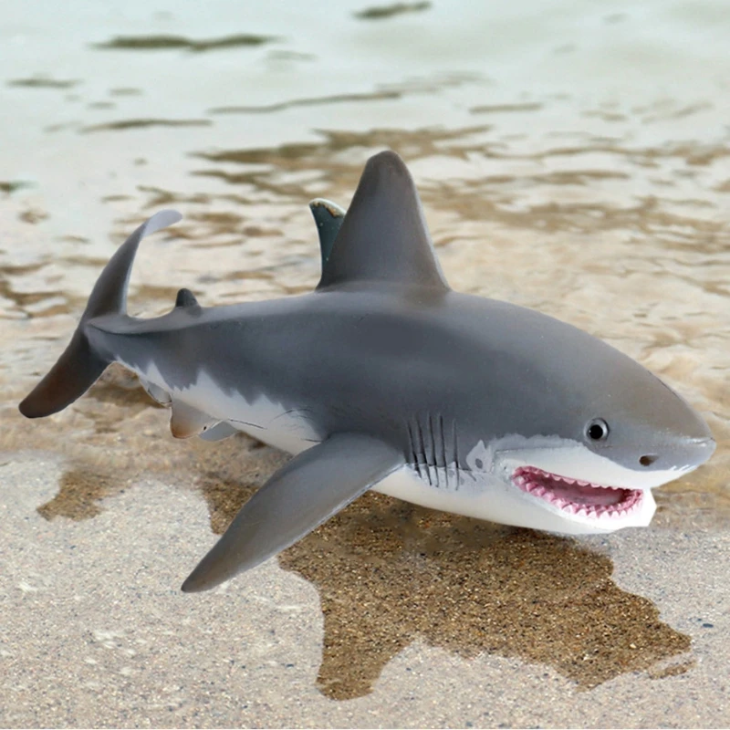 

Shark Shaped Toy Realistic Motion Simulation Animal Model for Kids
