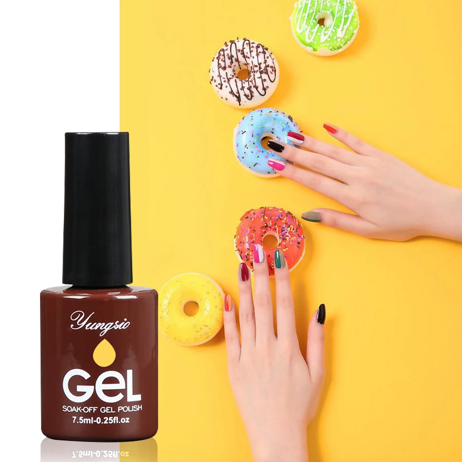 Yungsio УФ гель лак для ногтей светодиодный дизайн Vernis Полупостоянный Маникюр