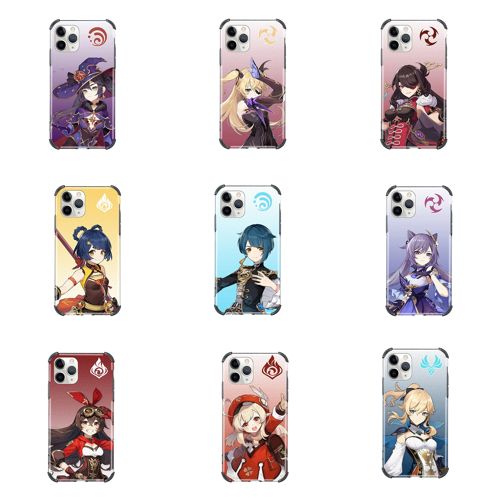 

Genshin Impact Phone Case Cover For iphone XR 12 mini 13 Pro Max 7 8 Plus SE2
