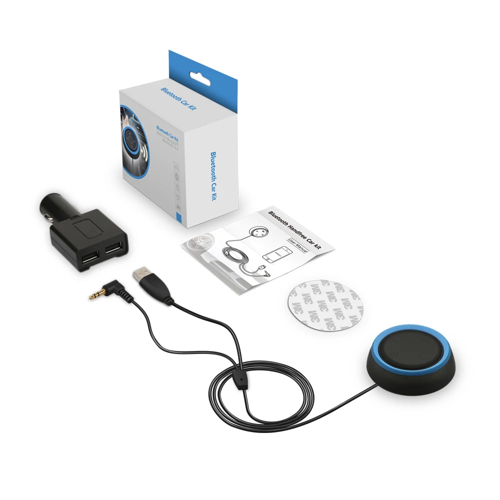 Автомобильный Bluetooth ресивер DOXINGYE 3 5 мм Aux громкая связь музыкальный приемник 4 0