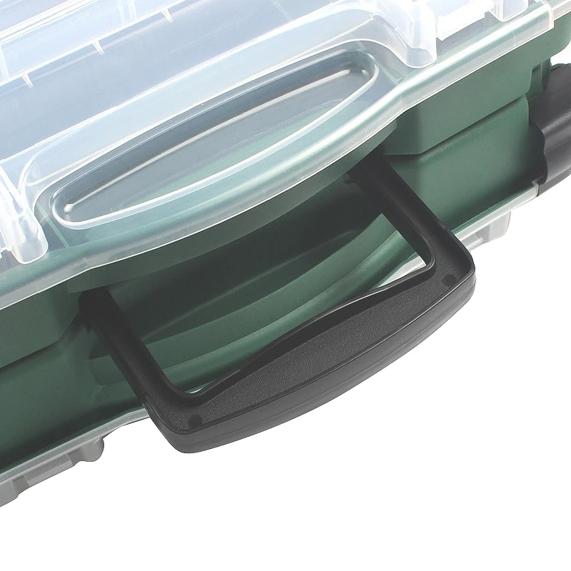 

Fishing Tackle Box Double-Sided Four Layers Multifunctional Fishing Lure Hook Accessories Storage Case Boxes