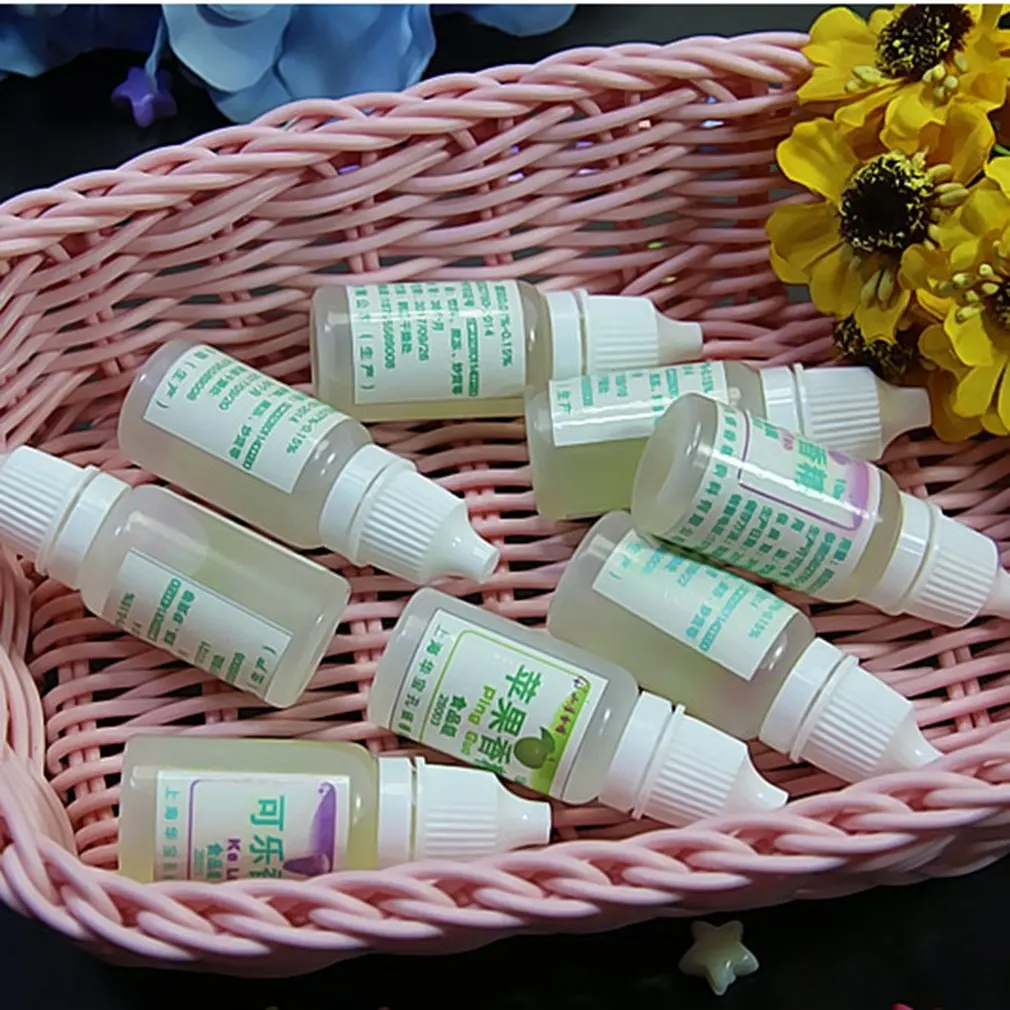 10 мл/бутылка слизь съедобный вкус DIY игрушки для детей моделирование глина запах