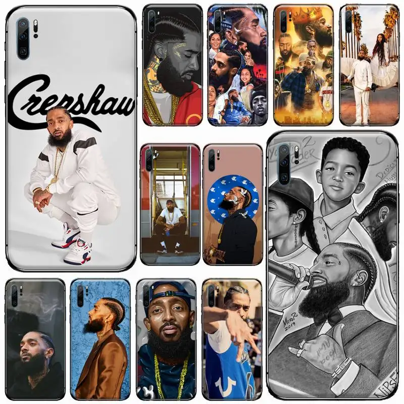 

Rapper Nipsey Hussle Phone Case For Huawei honor Mate P 9 10 20 30 40 Pro 10i 7 8 a x Lite nova 5t