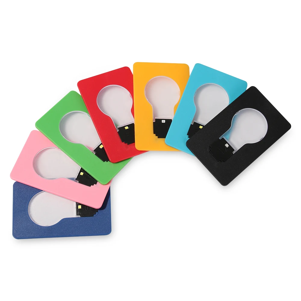 

1/5PCS Foldable LED Card Light Night Lamp Portable Pocket LampFlashlight for Outdoor Survival Hiking Emergency Light