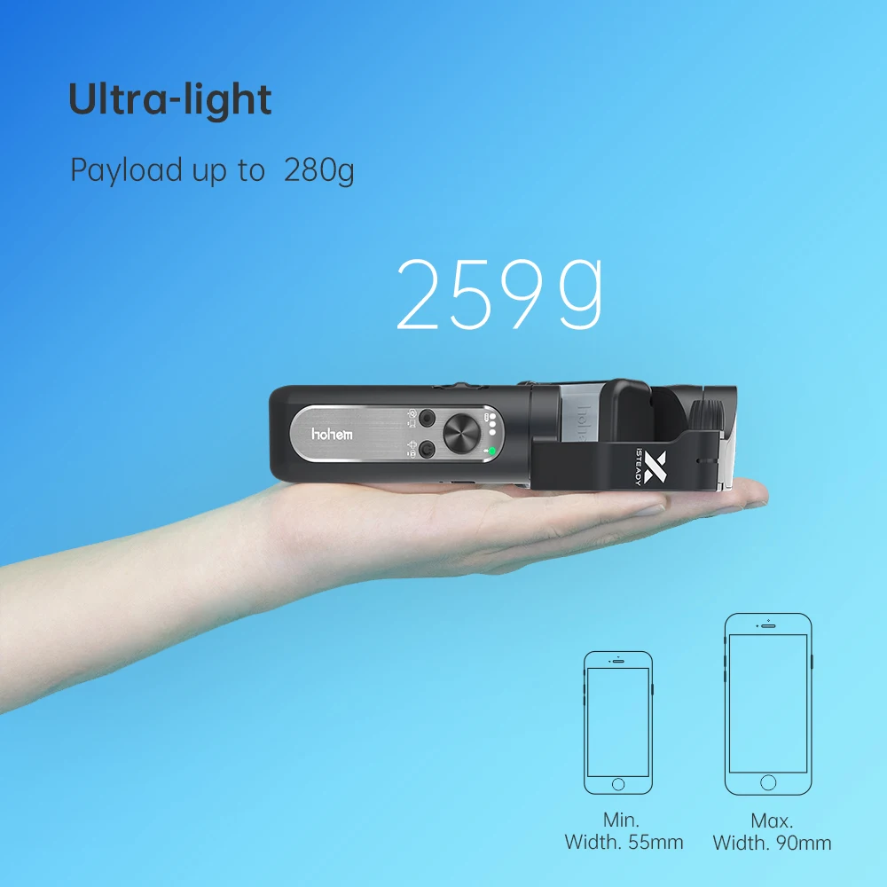 Hohem iSteady X 3 Axis смартфон ручной StabilizerGimbal для iPhone11Pro Max смартфонов на базе Android S20
