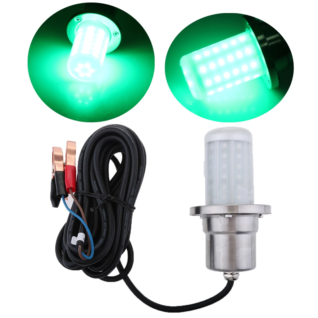 

LED Underwater Night Fishing Lights 12V Boat Marine Fish Attraction Lamp