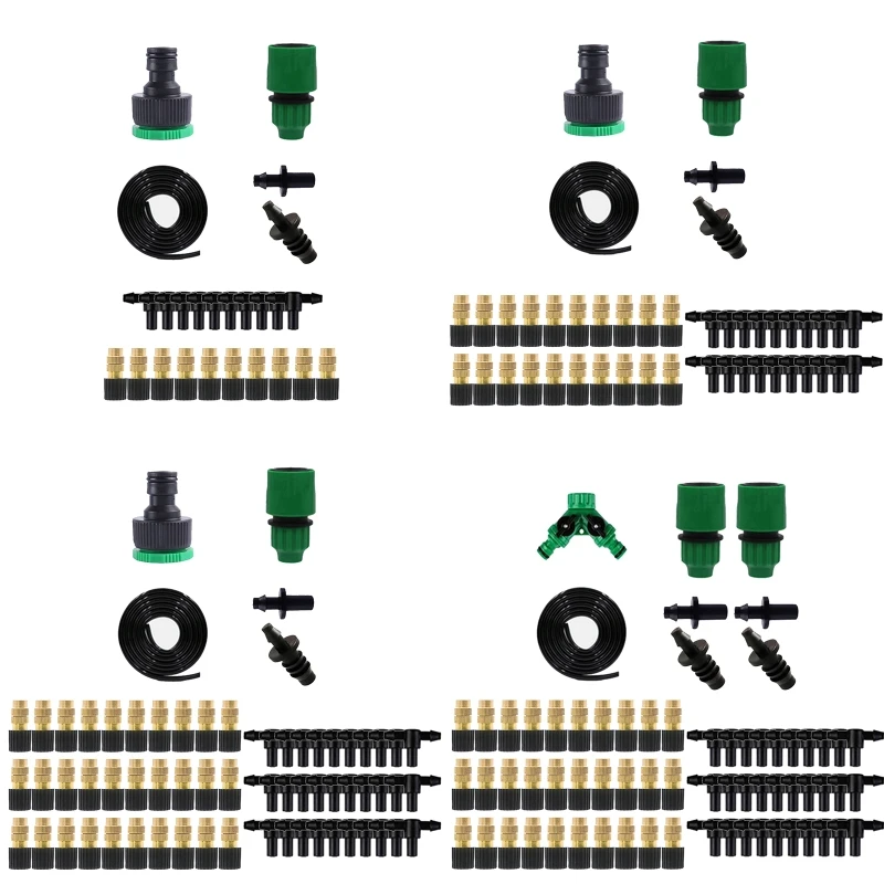 

New Garden Watering System Automatic Irrigation Spray Sprinkler Set Potted Drip Irrigation Kit Spray Cooling Kits for Plant