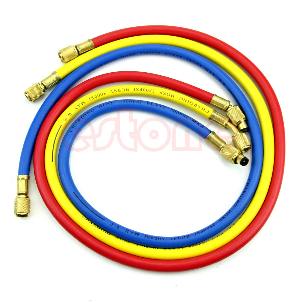 

36" A/C Charging Hose Set for HVAC Air Condition Refrigerant R12 R22 R502 Dropship