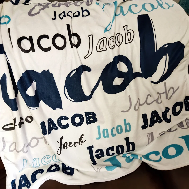 Baby Blanket Swaddling For Baby Blankets Newborn Name Personalised Coral Fleece Blanket Baby Bedding Bed Crib Blanket Baby Gift