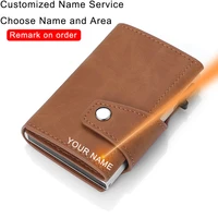 dienqi 2020 rfid genuine leather men wallet money bag slim thin mini card holder hasp wallet male magic designer wallet vallet