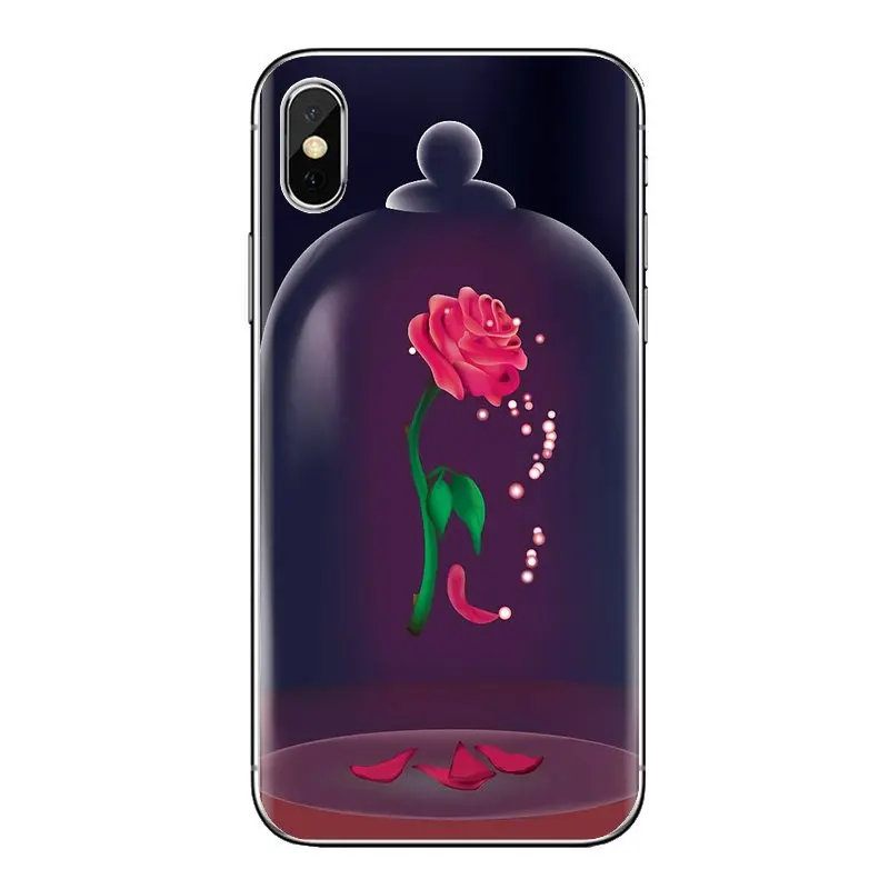 TPU Cases Covers red rose stained glass beauty beast For Huawei Honor 5A LYO-L21 Y6 II Compact Y5 2 Y5II Mate 10 Lite Nova 2i 9i |