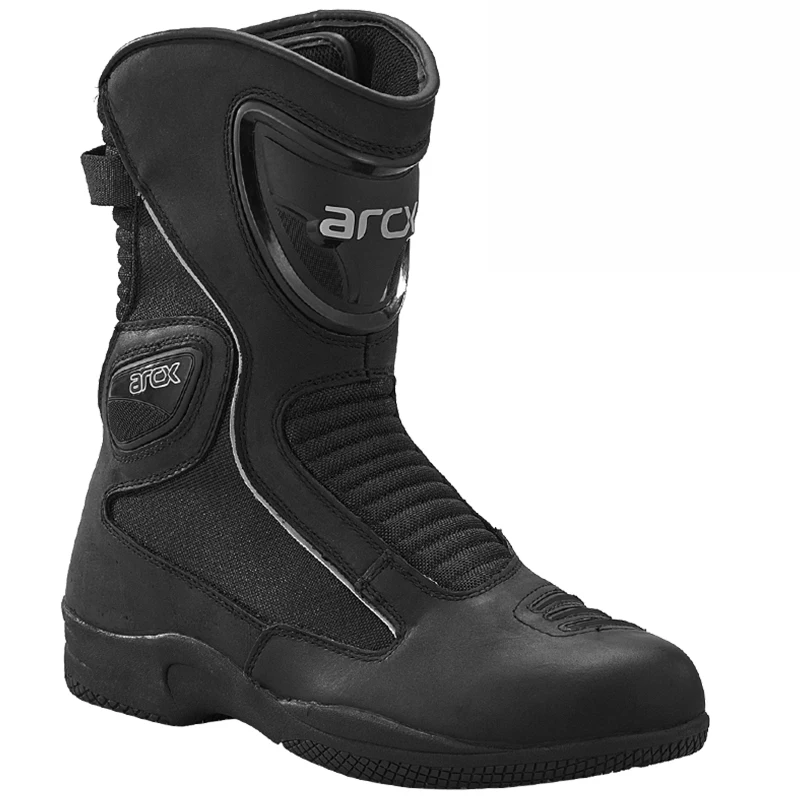 

ARCX Leather Motorcycle Boots summer Breathable Mid-calf shoes Racing Motorbike botas Racing Boot Motorcycle boots