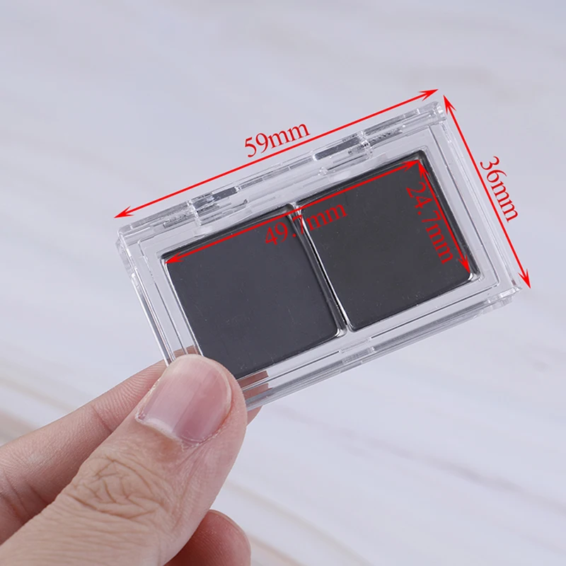 1 комплект пустые Магнитные Чехол из нержавеющей стали тени для век пигментная