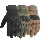 Легкие военные тактические перчатки из углеродного волокна, противоскользящие боевые перчатки с пальцами для сенсорных экранов, езды на велосипеде