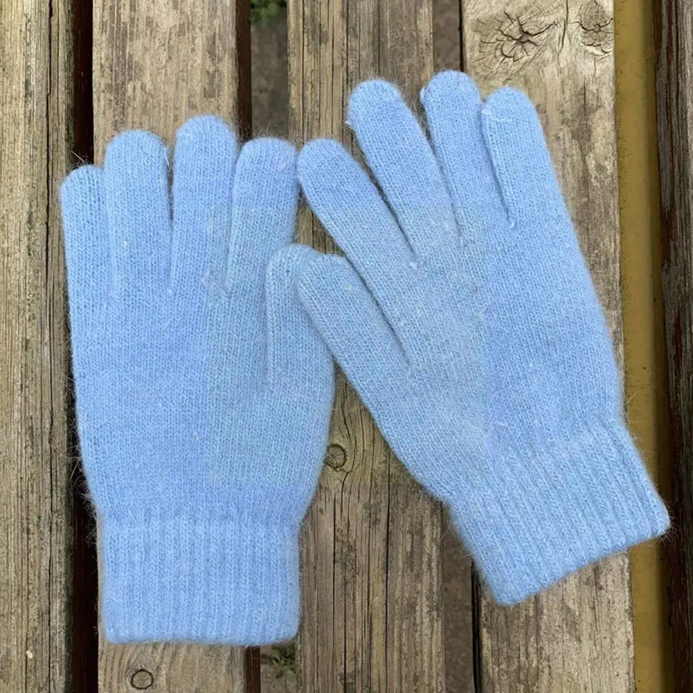 

Женские зимние перчатки Корейская версия милые бархатные теплые перчатки с пальцами милые студенческие перчатки для верховой езды A9o9