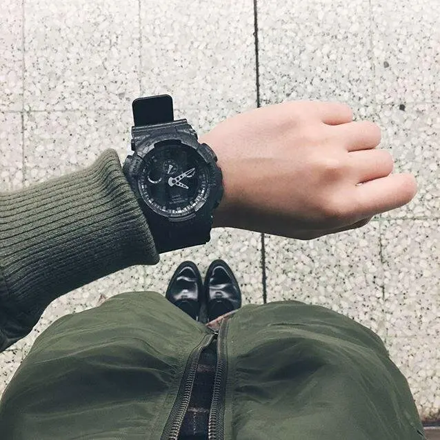 Японские наручные часы Casio G SHOCK GA 100CG 1A| |