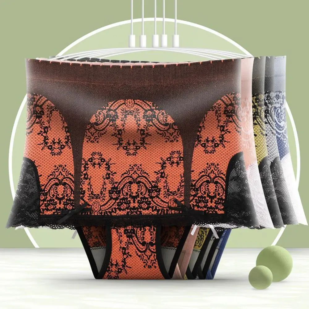 Женские трусы в стиле ретро с высокой талией и поддержкой живота |