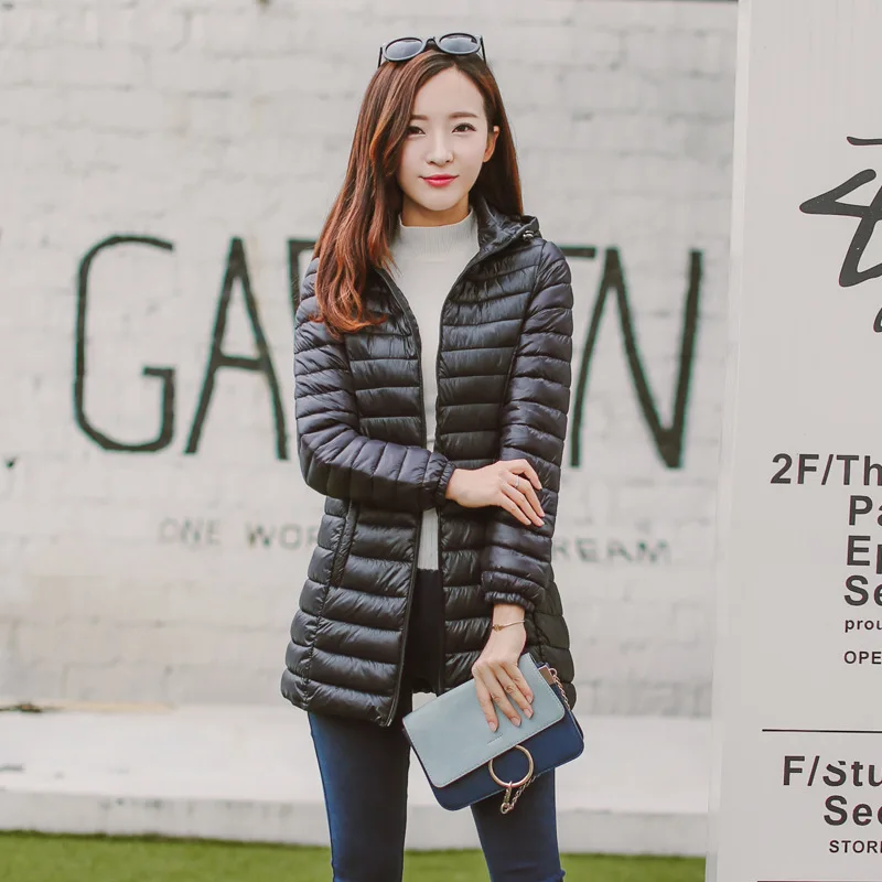 

Hooded Padded Winter Puffer Autumn Warm Long Jacket Female Coat Women Tops Loose Fashion Parka Korean Coats Outerwear Snow Wear