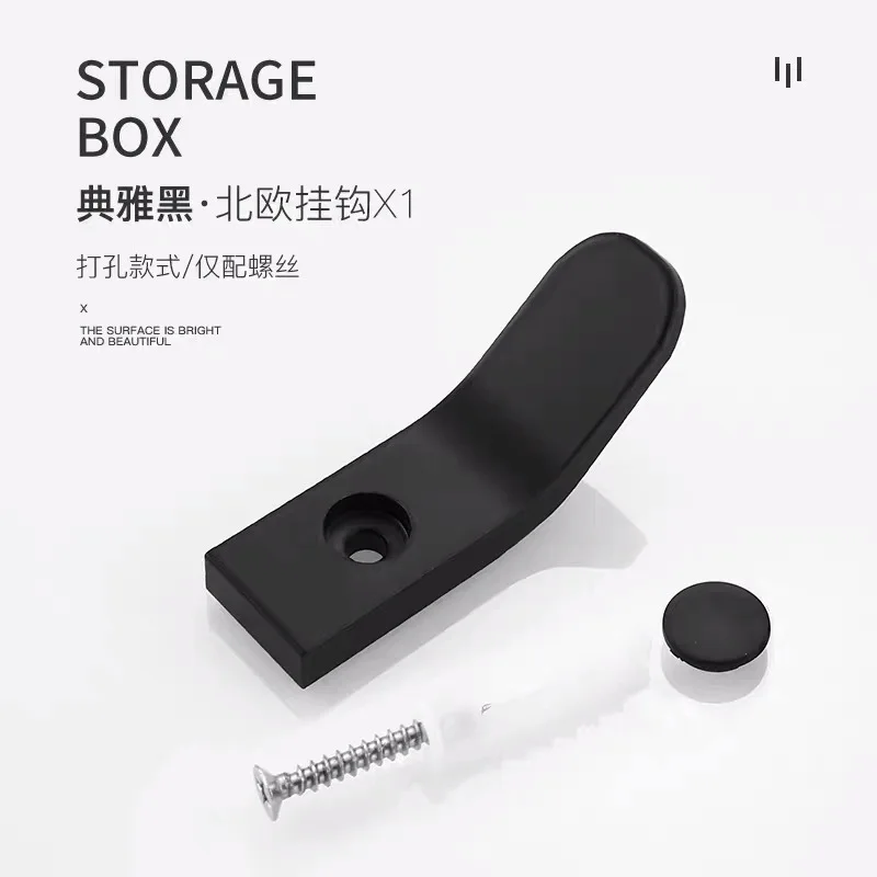 

Strong Adhesive Hook Wall Hanging Bathroom Towel Toilet Cool Row Hole-Free kitchen accessories coat hook