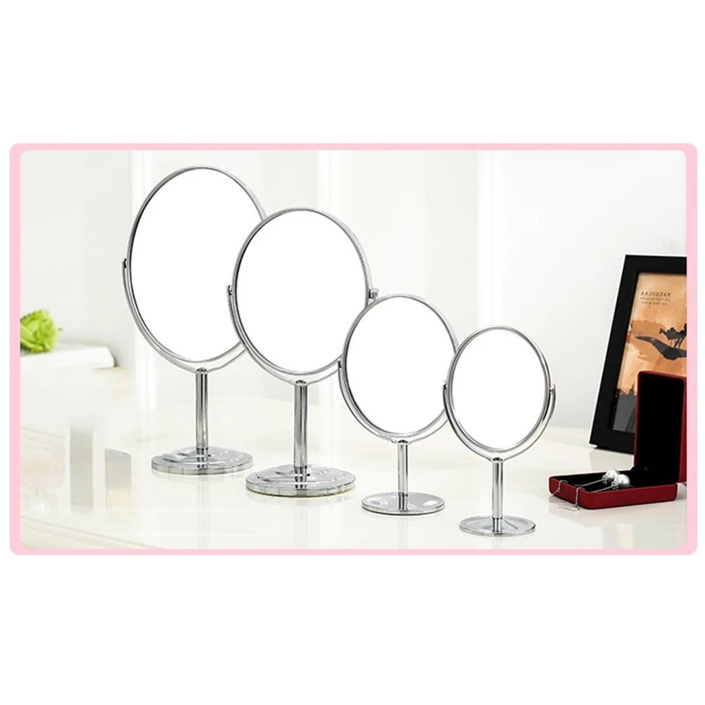 Модное прочное двухстороннее прозрачное зеркало для макияжа с нормальной