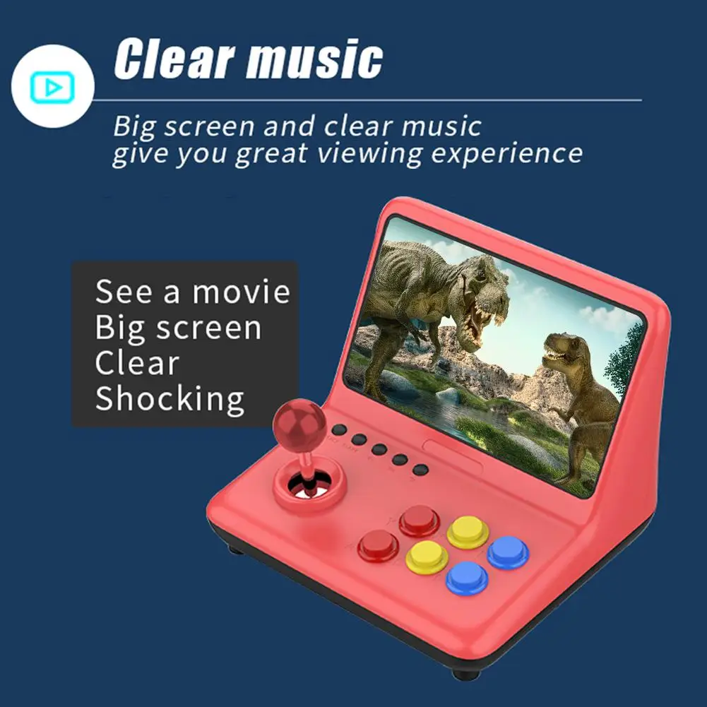 Аркадная игровая консоль A12 HD 9 дюймов IPS для аркадных игр с поддержкой TF-карт и