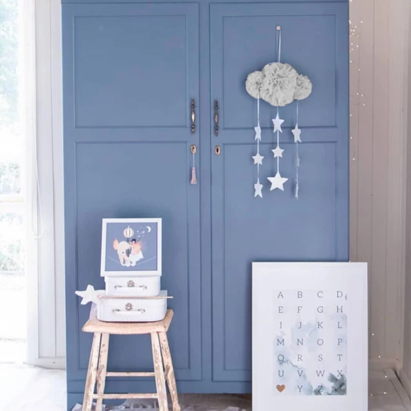 Новая звезда дома гирлянда висячие украшения облако Колокольчик для детской