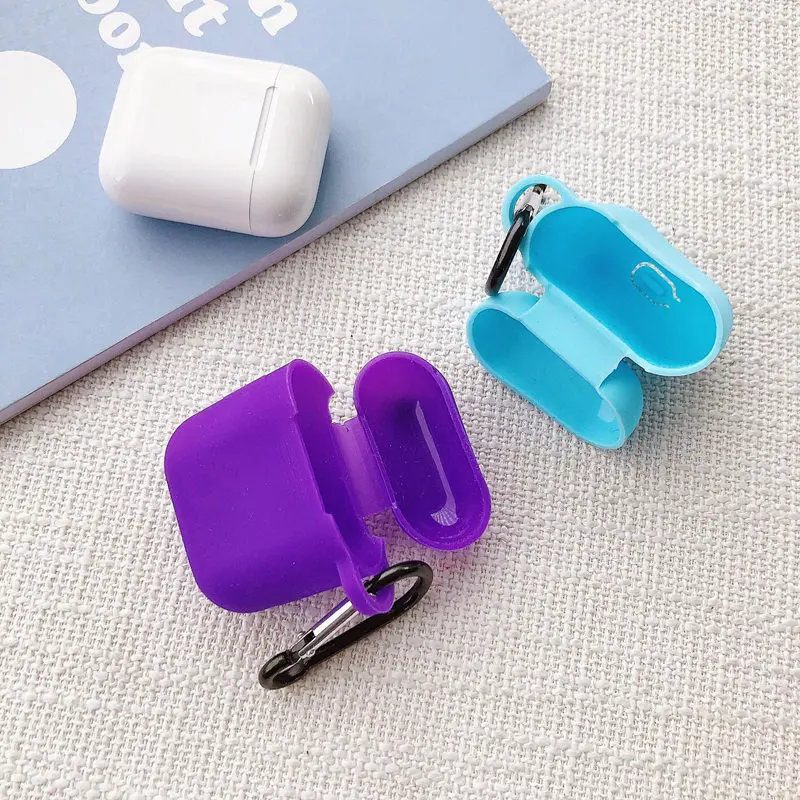 Для Airpods Bluetooth футляр для наушников для Apple Airpods с крюком TPU силиконовый чехол для iOS i10 i11 i12 i13 Tws чехол для наушников