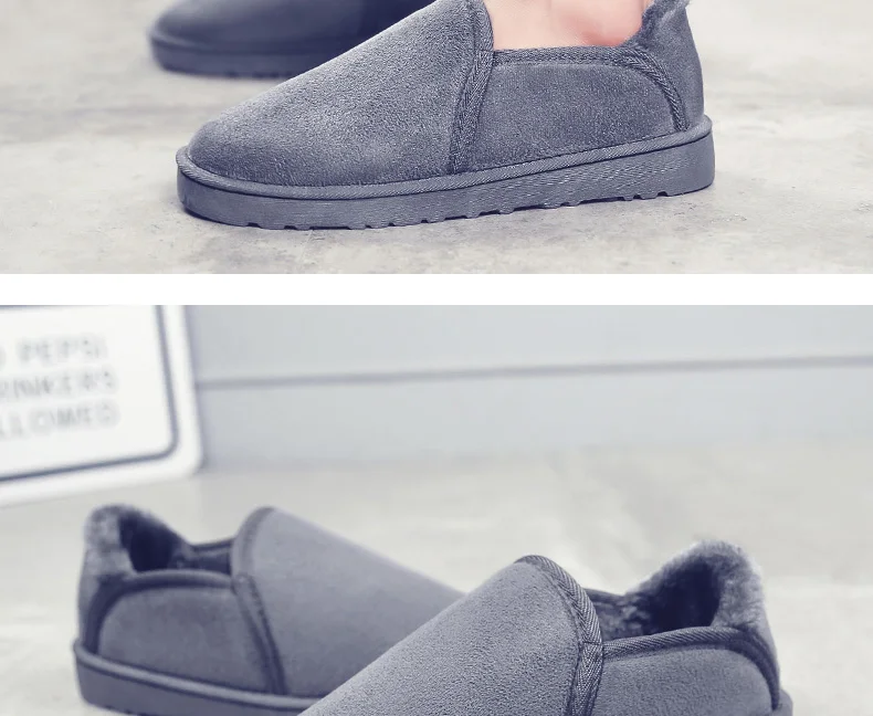 Зимняя обувь для мужчин; Мужская обувь; chaussure homme Hiver Chaussures Scarpe Uomo Invernali Winterschuhe Herren; мех